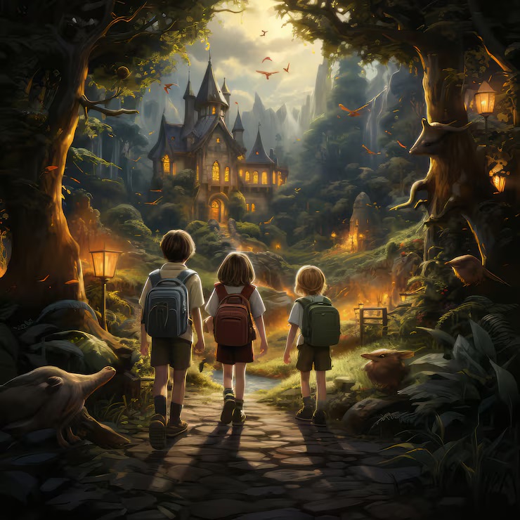 Children on Fantasy Adventure